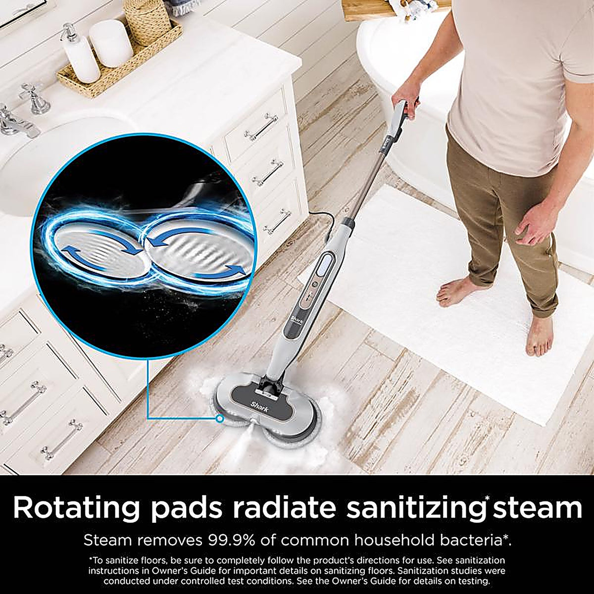 Shark - S8201 - Bagless Corded No Filter Steam Mop