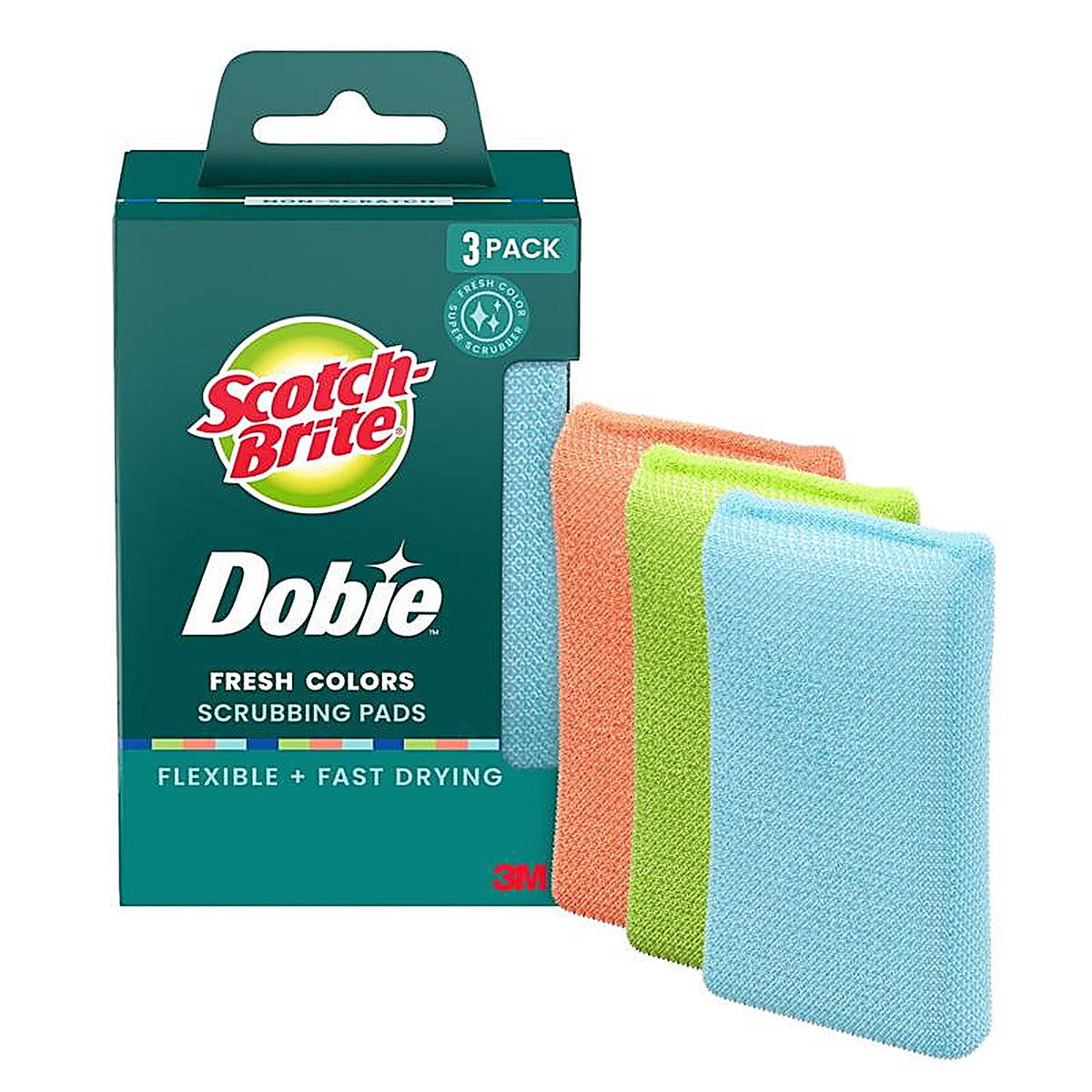 Scotch-Brite - 723-C-8 - Medium Duty Scrubbing Pads for All Purpose 3 Pack