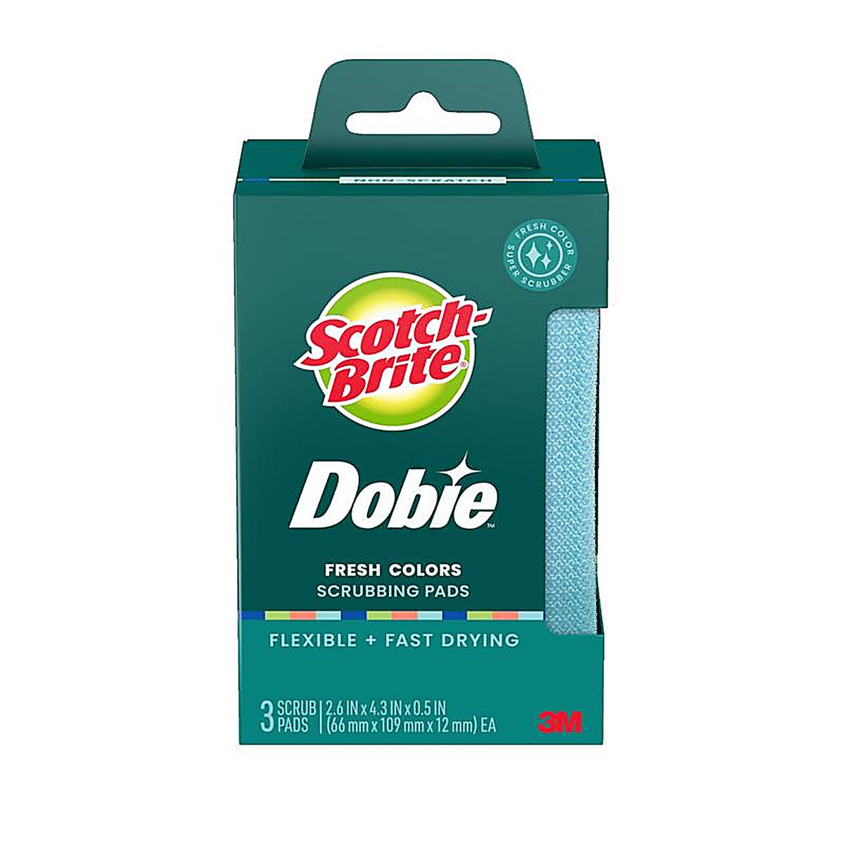 Scotch-Brite - 723-C-8 - Medium Duty Scrubbing Pads for All Purpose 3 Pack