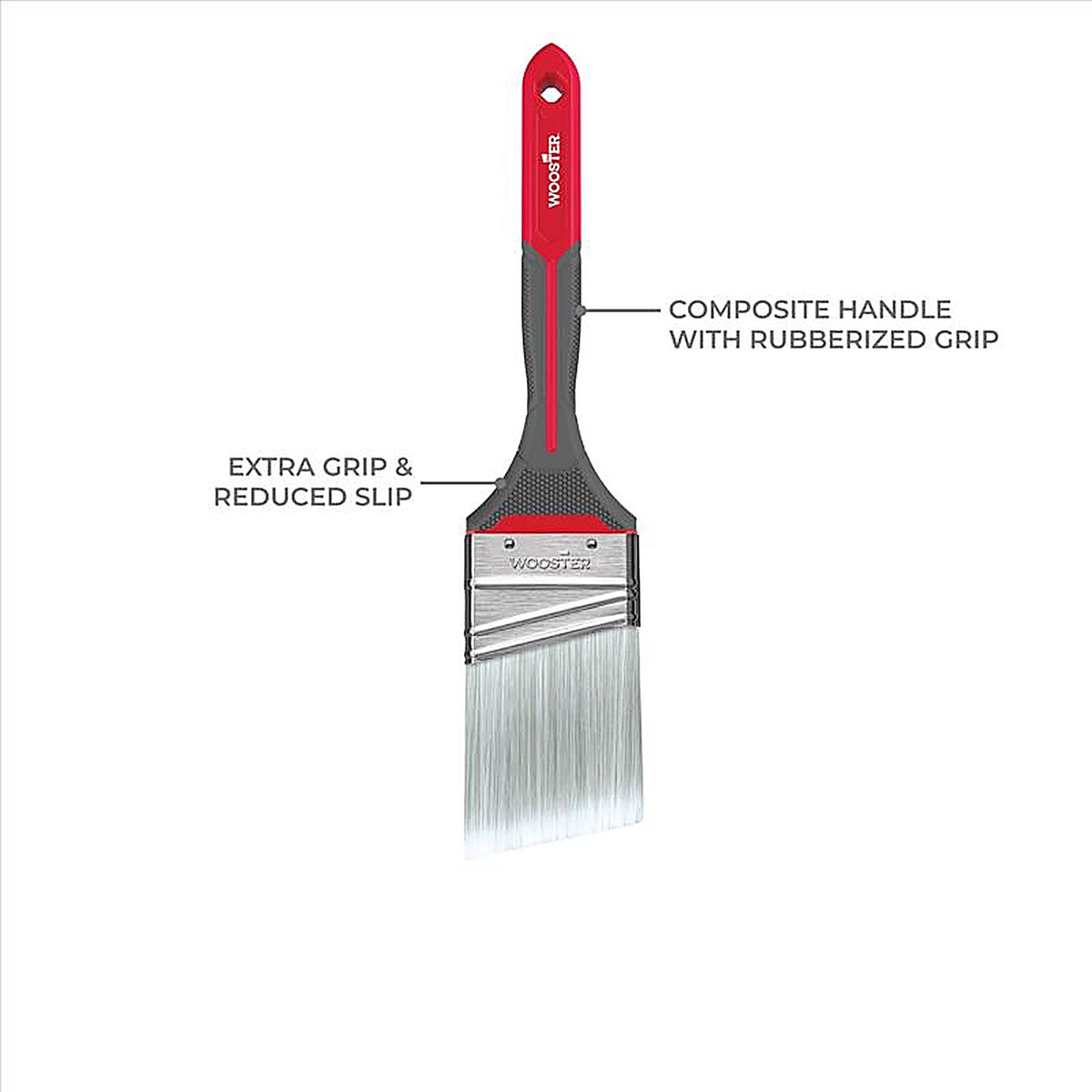 Wooster - G5222-3 - Silvertip 3 In. Soft Flat Wall Brush