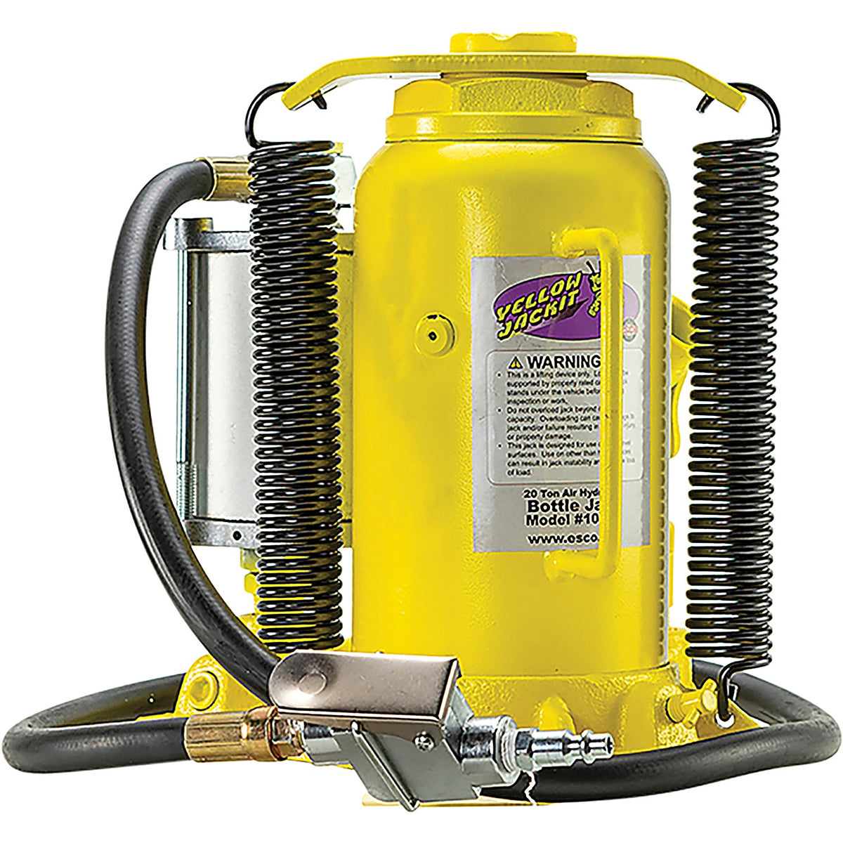 ESCO 10450 Yellow Jackit 20 Ton Air/Manual Bottle Jack
