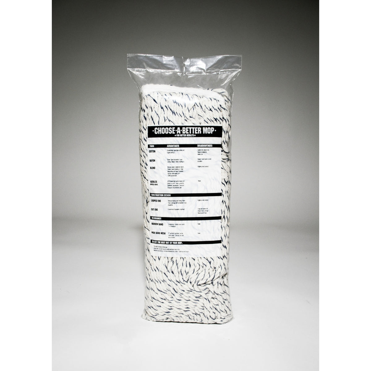 Elite 106-4PLY-#32 #32 Cut End 4-Ply Cotton Mop Head