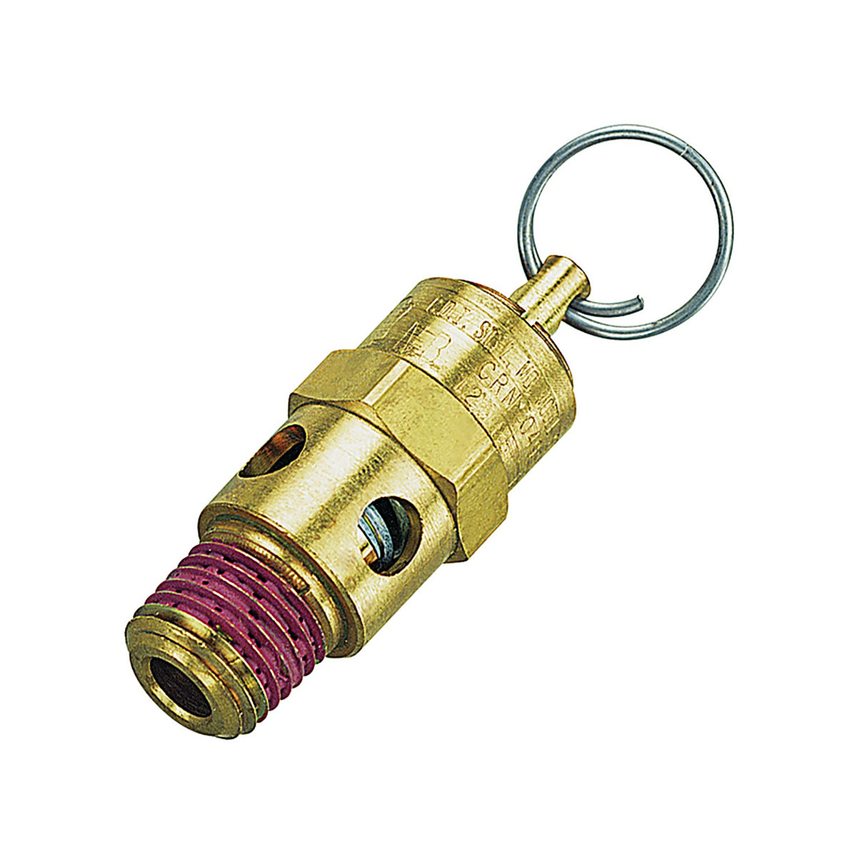 Tru-Flate TRFL21709 Brass Safety Valve 1/4 in. Male 1 pc