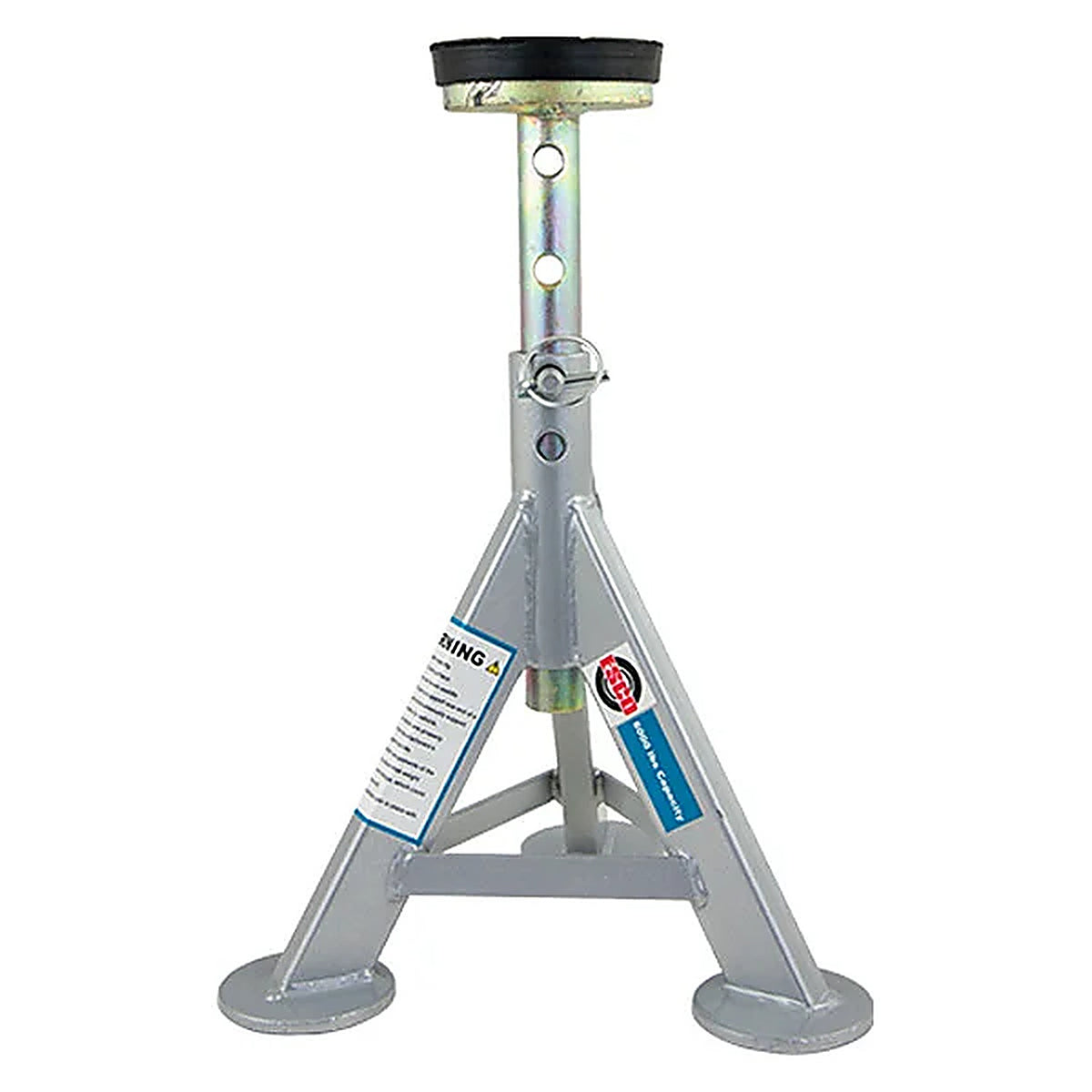 ESCO 10498 3 Ton Jack Stand with Flat Top Rubber Cushion