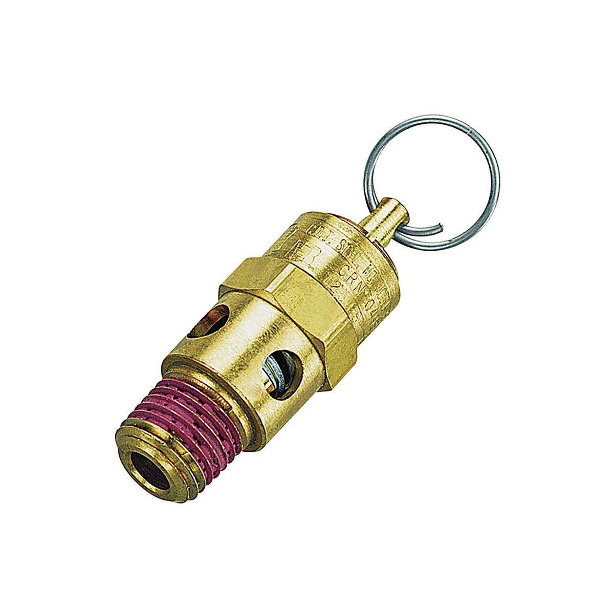 Tru-Flate TRFL21707 Brass Safety Valve 1/4 in. Male 1 pc