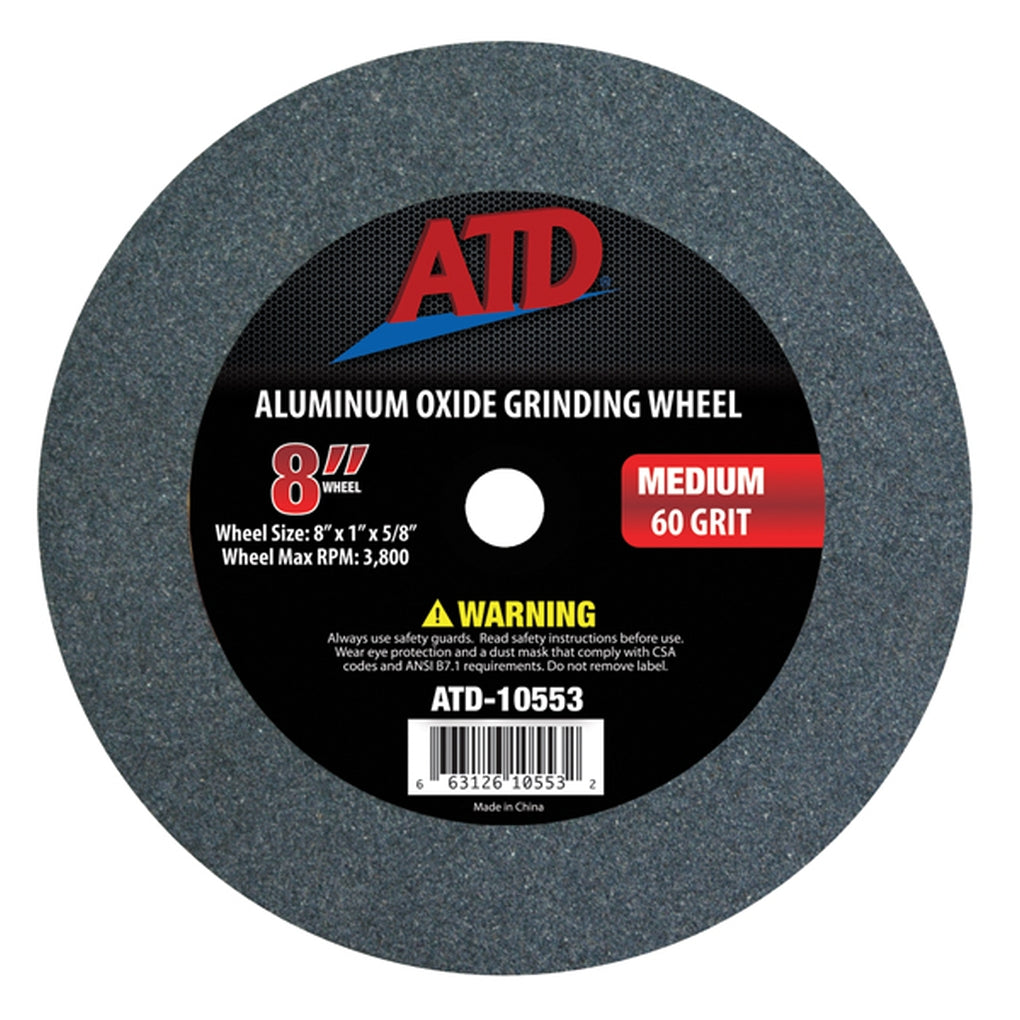 ATD 10553 Replacement 8in. Medium Grit Grinding Wheel