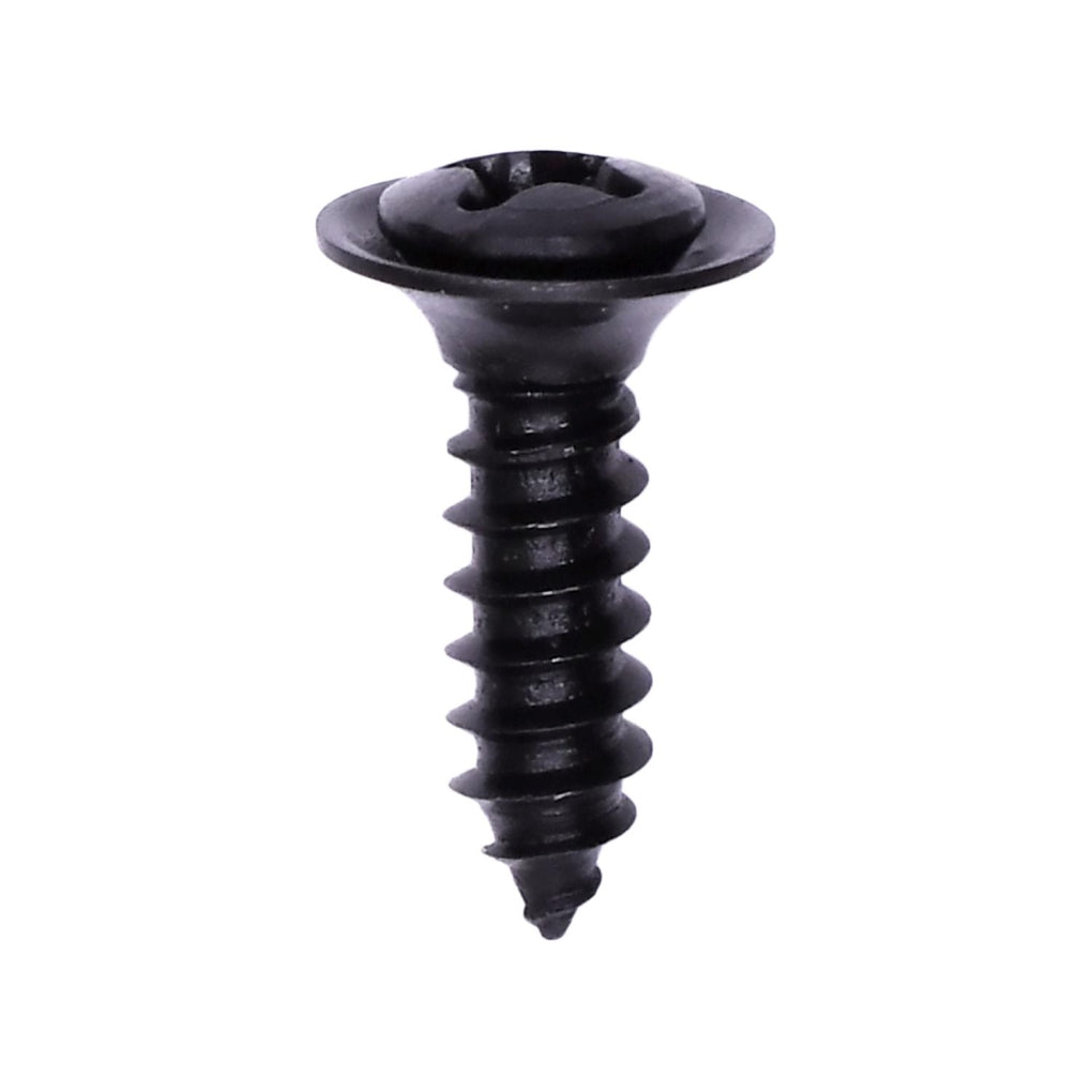 Auveco 10652 #8-18 X 5/8in. Phillips Oval #6 Head Ab w/Sems Tapping Screw Black Ox