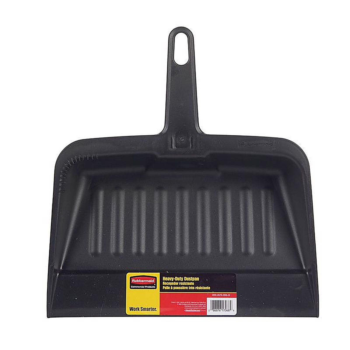 RubberMaid 2006-28-CHAR Plastic Heavy Duty Dust Pan