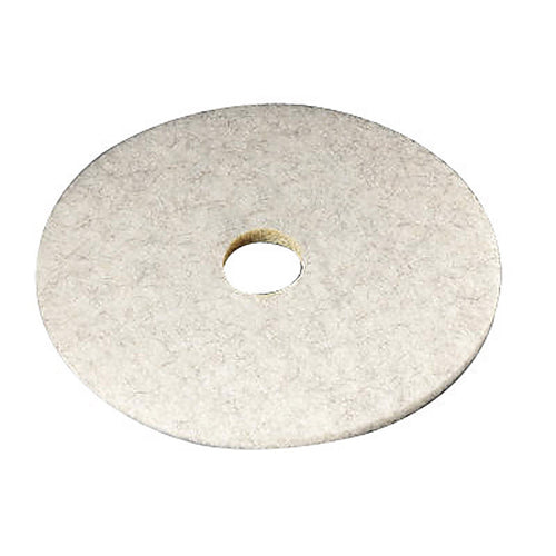 3M - 3300-17 - Natural Blend 17 In. D Non-Woven Natural/Polyester Fiber Floor Polishing Pad Tan