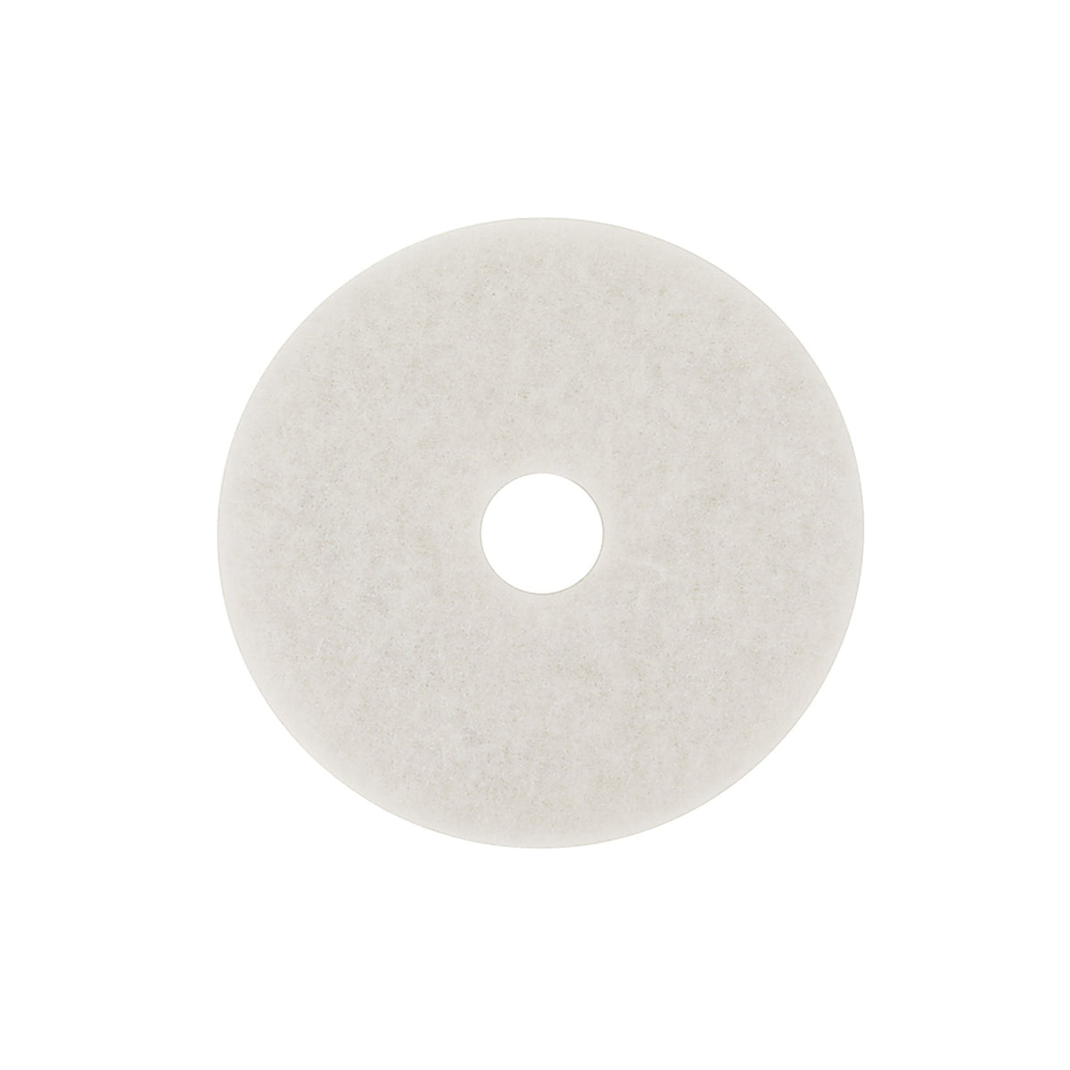 3M - 4100-20 - 20 In. D Non-Woven Natural/Polyester Fiber Floor Polishing Pad White