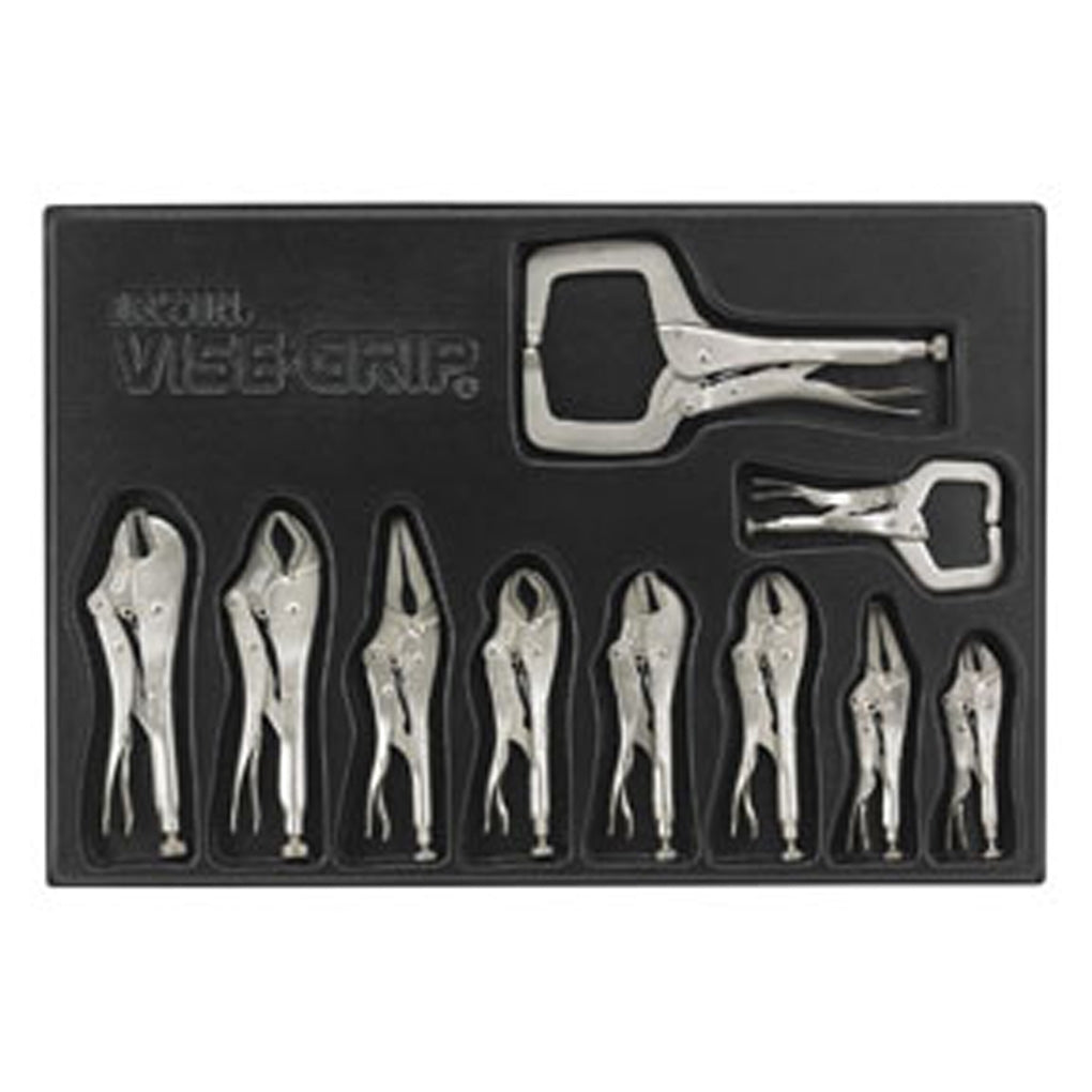 IRWIN 1078TRAY 10Pc The Original Locking Pliers Tray Set
