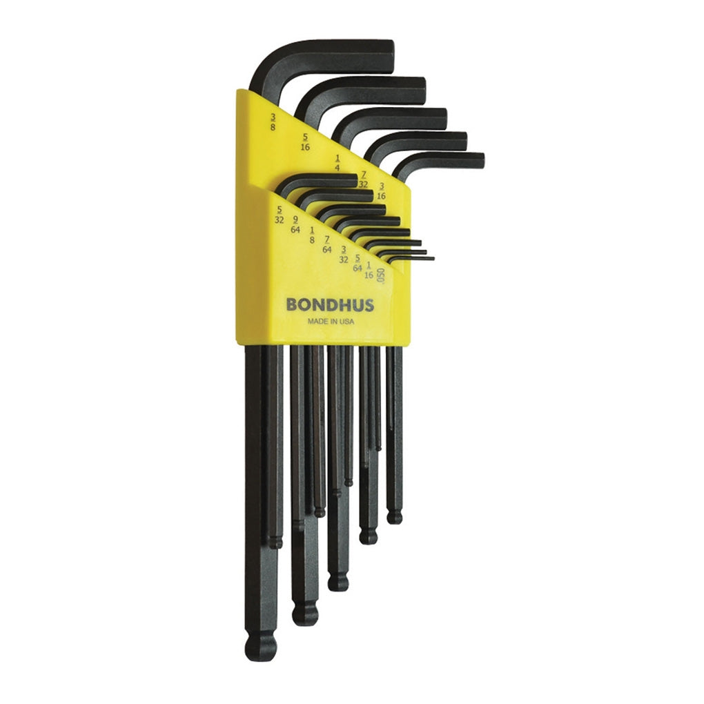 Bondhus - 10937 - Ball End L-Wrench, Inch, Long, 13 Piece