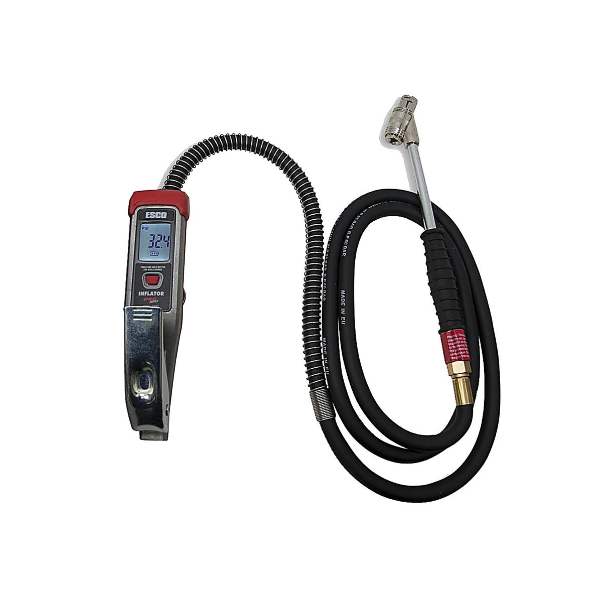 ESCO 10962L ESCO Compact Digital Tire Inflator, 6 Ft. Hose