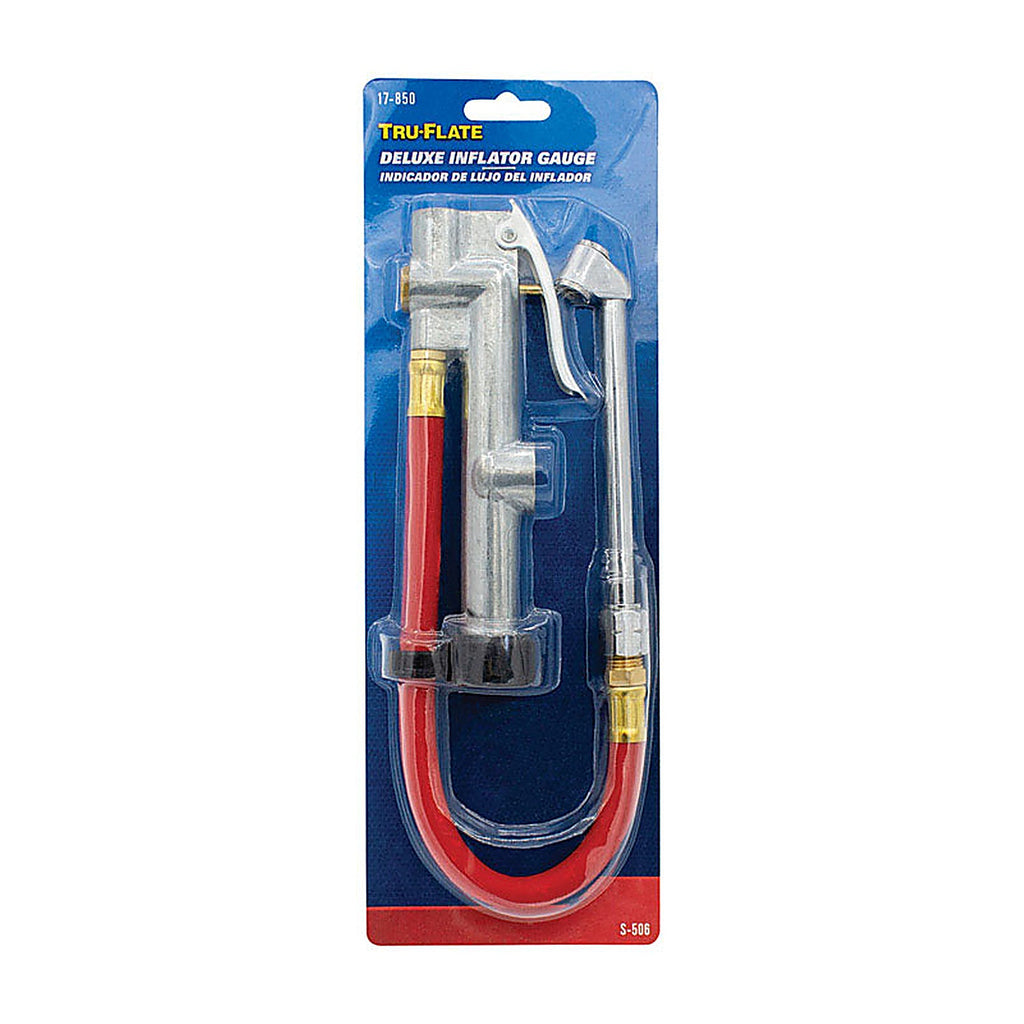 Tru-Flate TRFL17850 Steel Inflator Gauge 1/4 FPT 1 pc