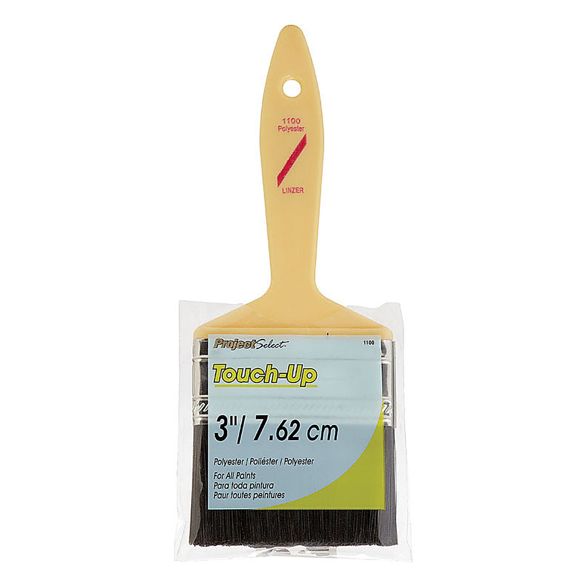 Linzer 1100-30 Project Select 3 in. W Flat Touch-Up Paint Brush