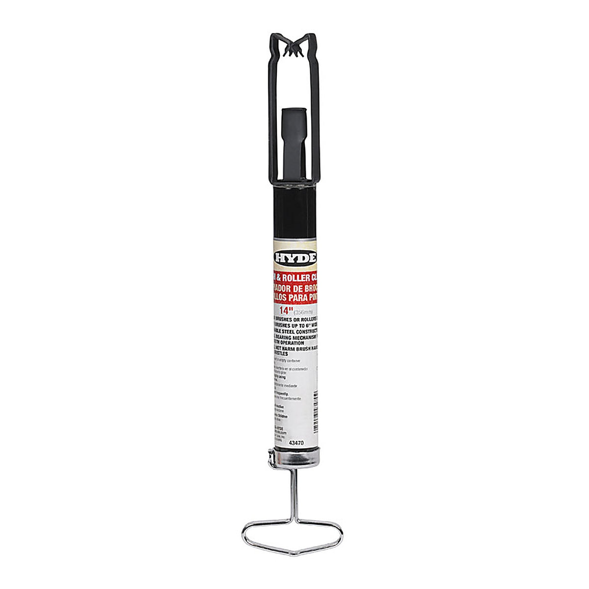 Hyde - 43470 - 14 In. L Black Steel Brush and Roller Cleaners