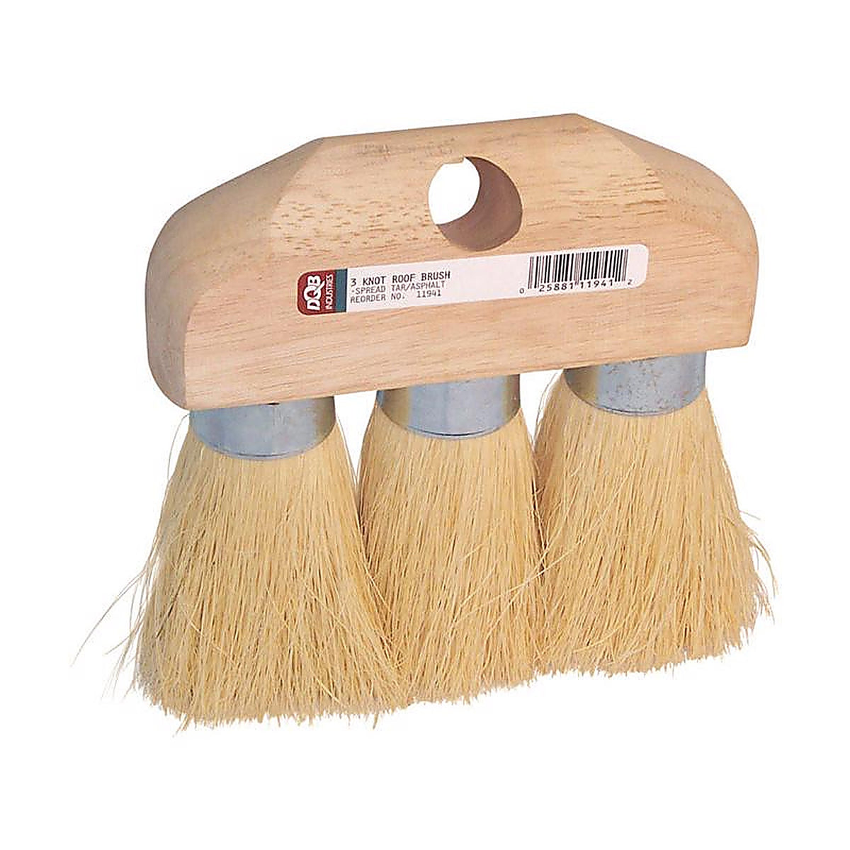 DQB 11941 3 Knot 3-1/2 in. W Wood Roof Brush