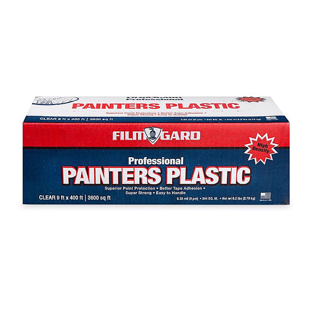 Film-Gard 626260 9 ft. W x 400 ft. L x 0.36 mil Painters Plastic Sheeting