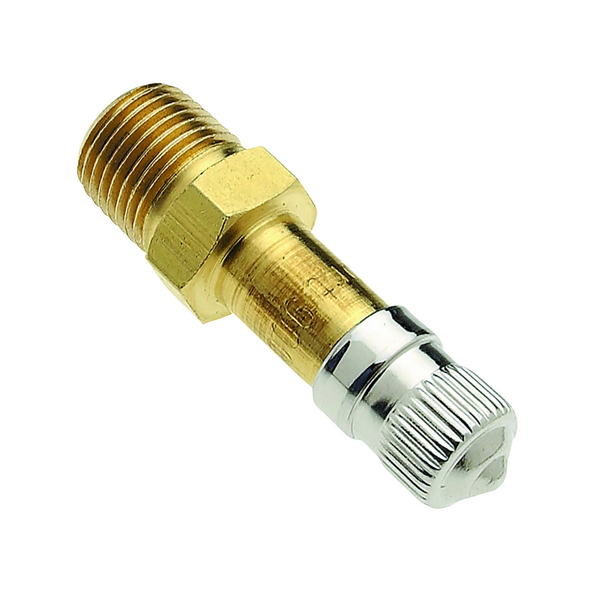 Tru-Flate TRFL38900 Brass Tank Valve 1/8 in. Male 1 pc