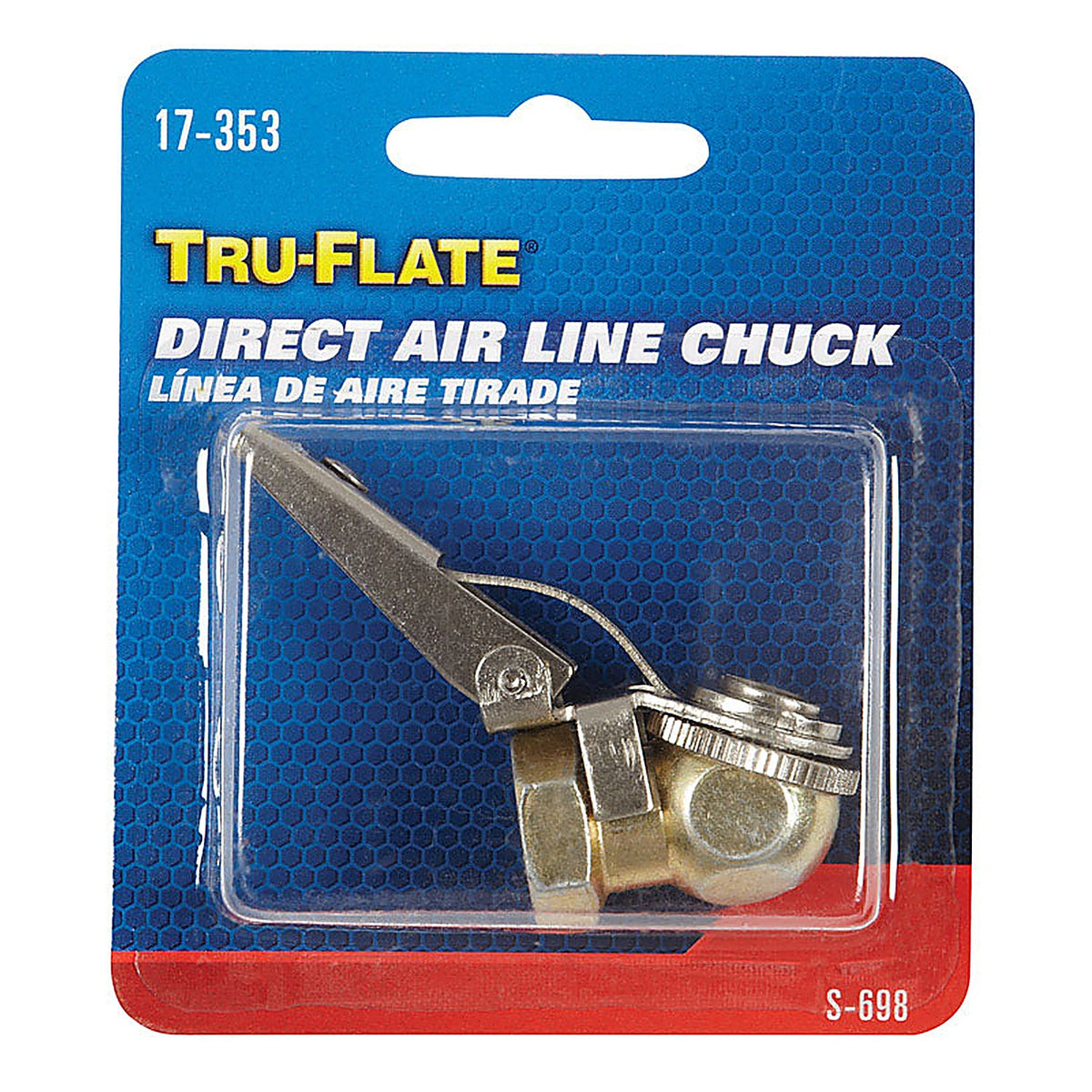 Tru-Flate TRFL17353 Steel Safety Grip Air Chuck 1/4 FPT 1 pc