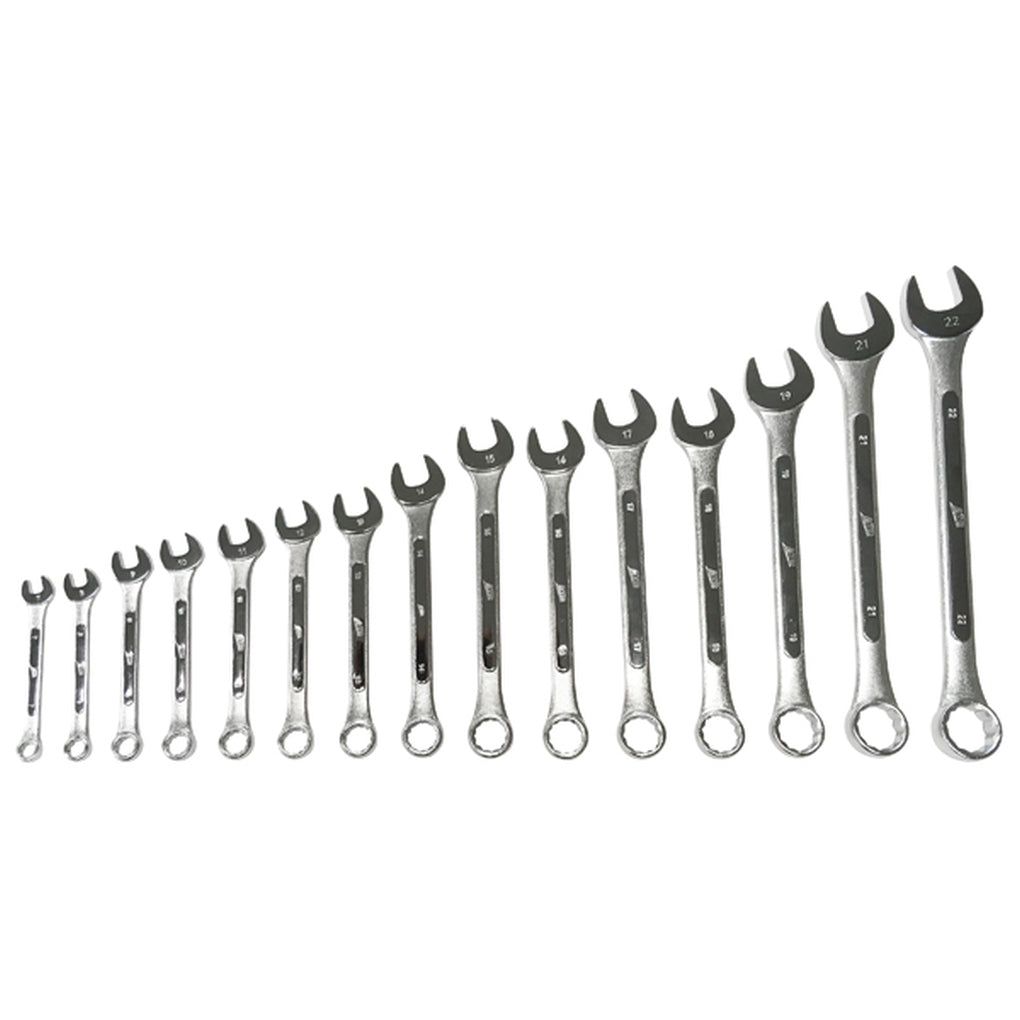 ATD - 1115 - 15 Piece Raised Panel Wrench Set - Metric