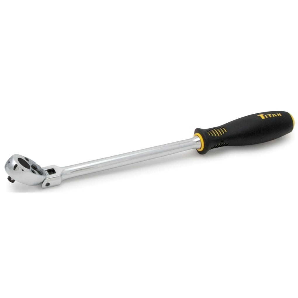 Titan - 11300 - 1/4 Inch Dr 12 Inch X Long Flex-Head Ratchet