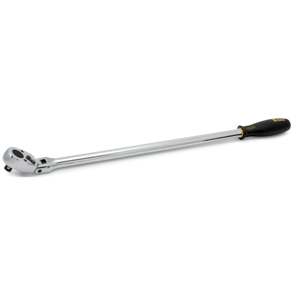 Titan - 11302 - 1/2 Inch Drive Long Flex-Head Ratchet, 24 Inch