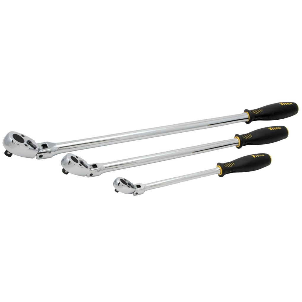 Titan - 11303 - 3pc Extra-Long Flex-Head Ratchet Set