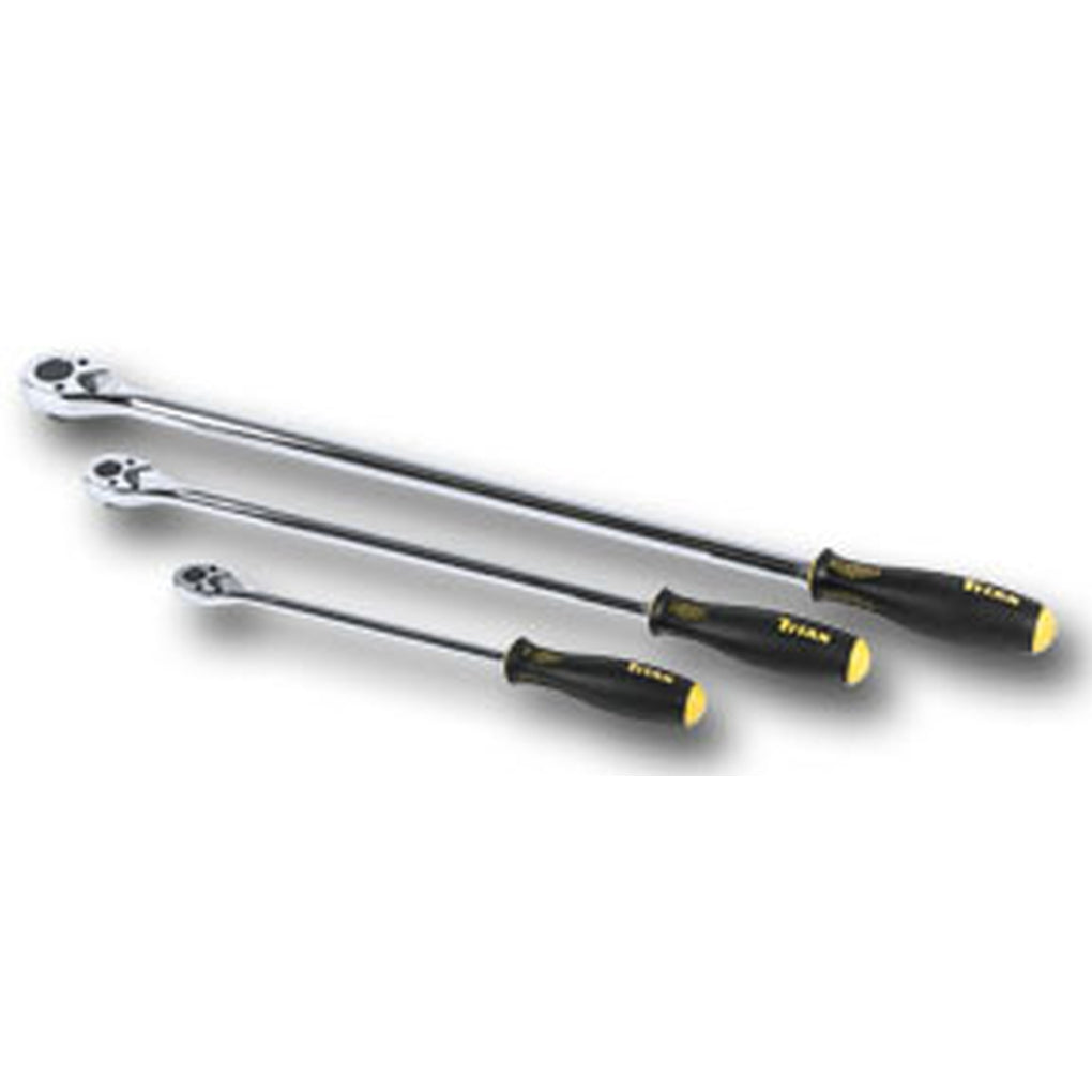 Titan - 11360 - 3 Piece Low Profile Extra-Long Ratchet Set