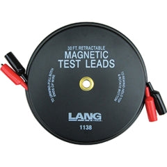 Lang - 1138 - Magnetic Retractable Test Leads, 2 Leads X 30 ft