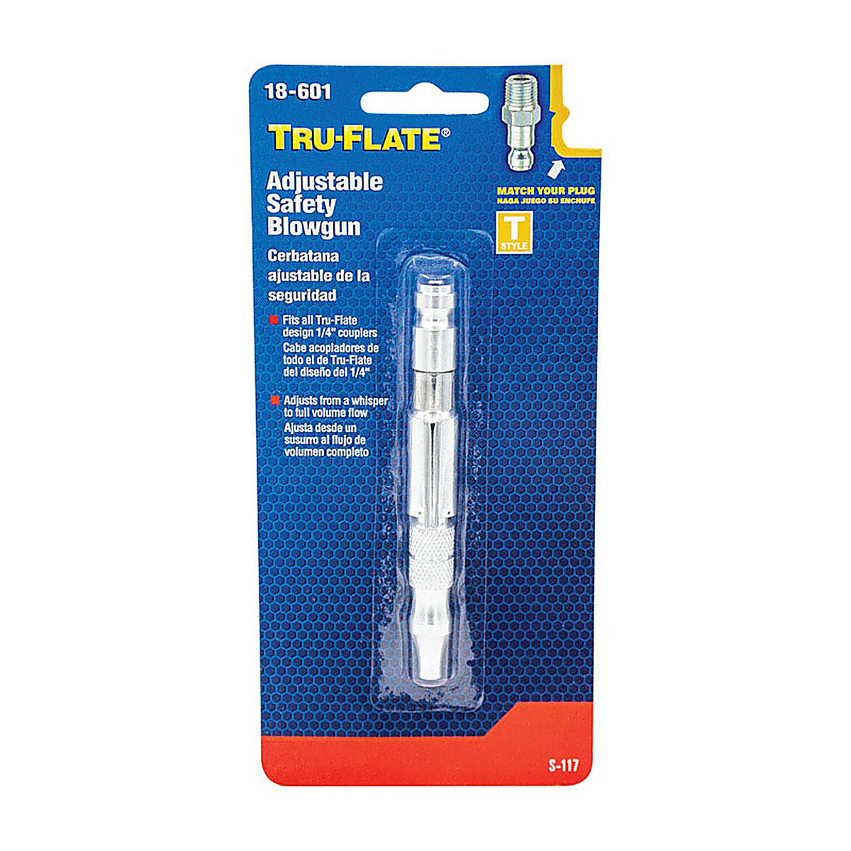 Tru-Flate 18601 Steel Air Blow Gun Safety Lever 1/4 in.