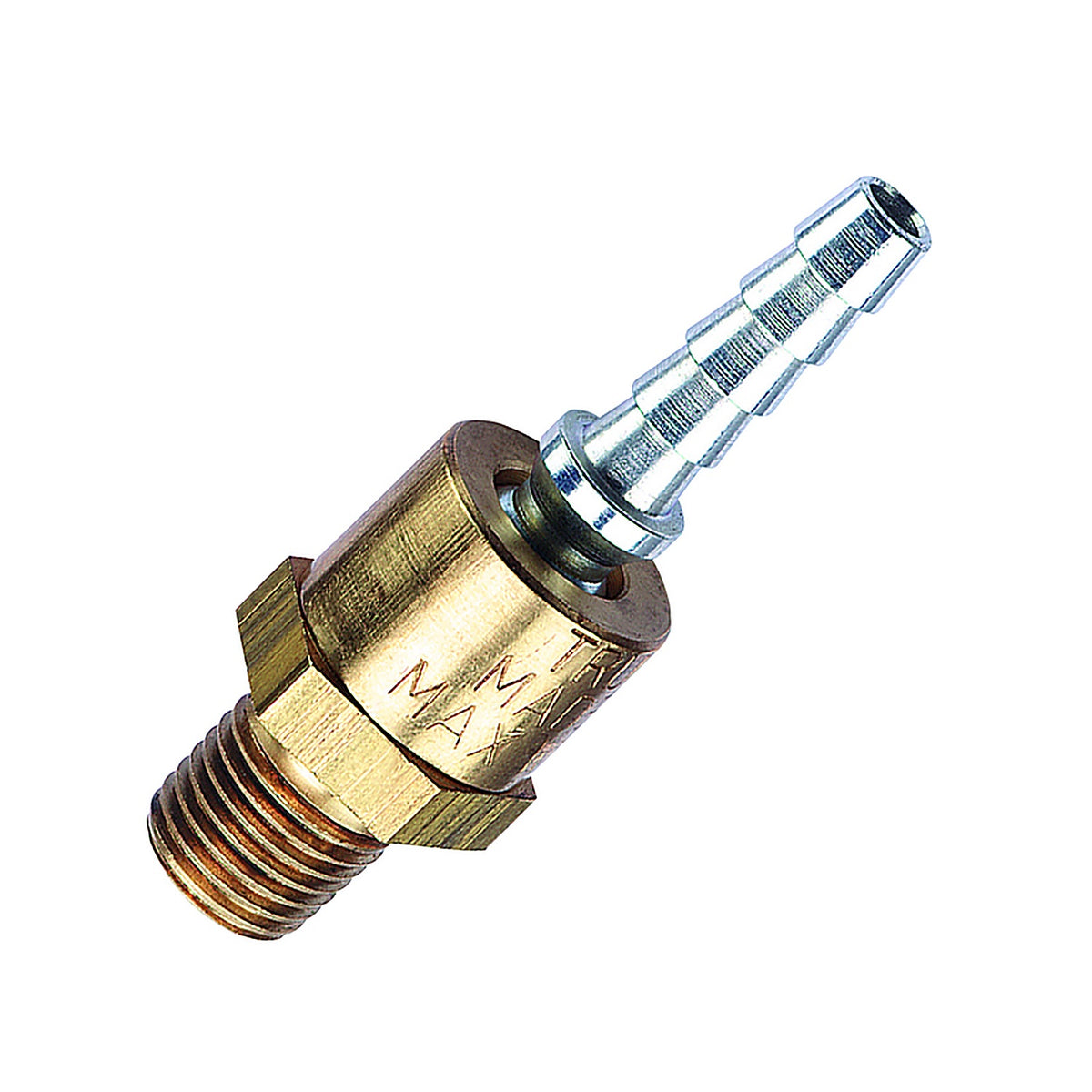 Tru-Flate TRFL21605 Brass/Steel Air Line Swivel Fitting 1/4 in. Male 2 pc