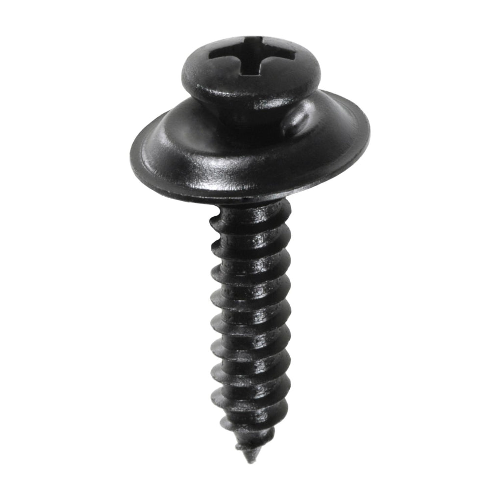 Auveco 11792 #10 X 1in. Phillips Oval #8 Head Ab Tapping Sems Black