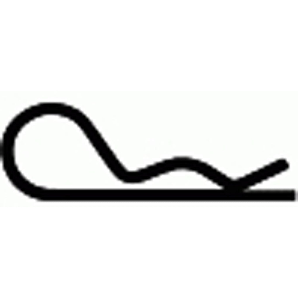 Auveco 11873 Hairpin Cotter 1/16in. 062 Wire Zinc