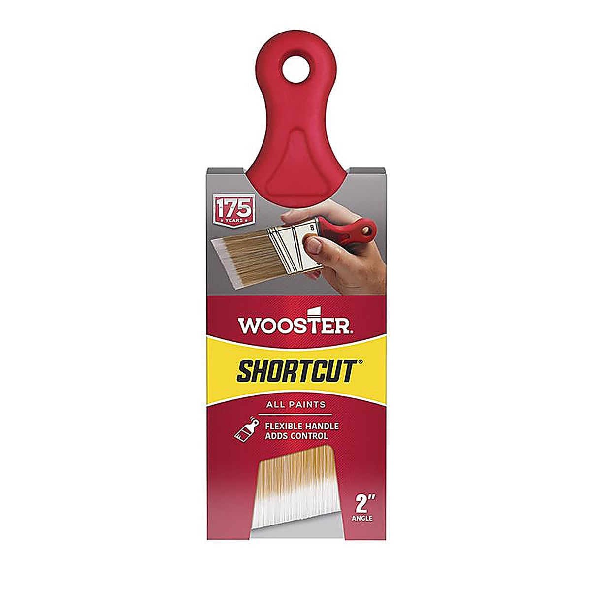 Wooster Q3211 Shortcut 2 in. W Angle Paint Brush