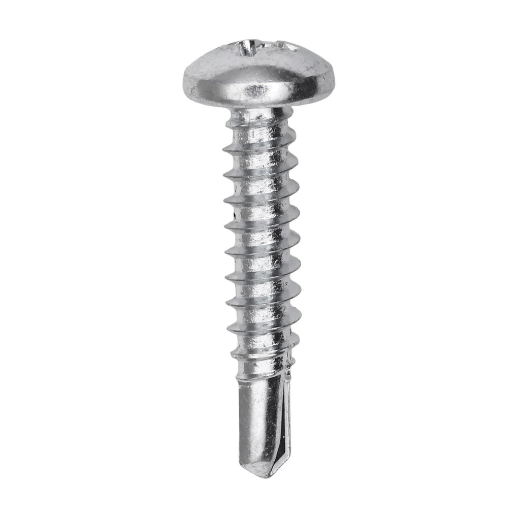 Auveco 11904 #8 X 1in. Phillips Pan Head Number 2 Teks Screw Zinc