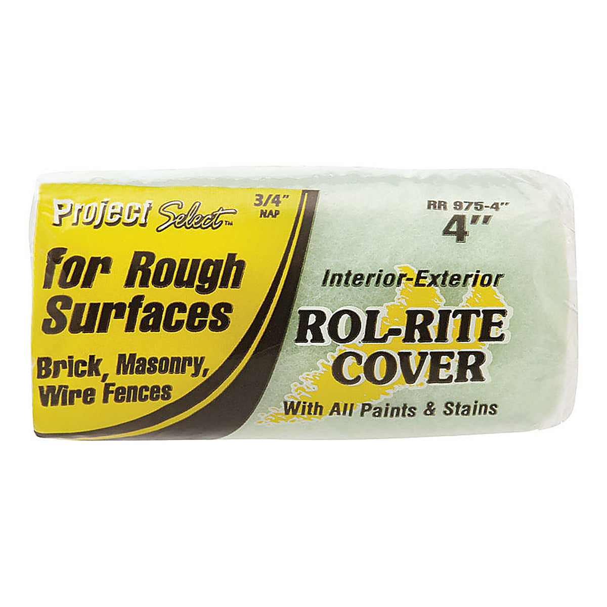 Linzer - RR 975 0400 - Rol-Rite Polyester 4 In. W X 3/4 In. Trim Paint Roller Cover 1 Pack