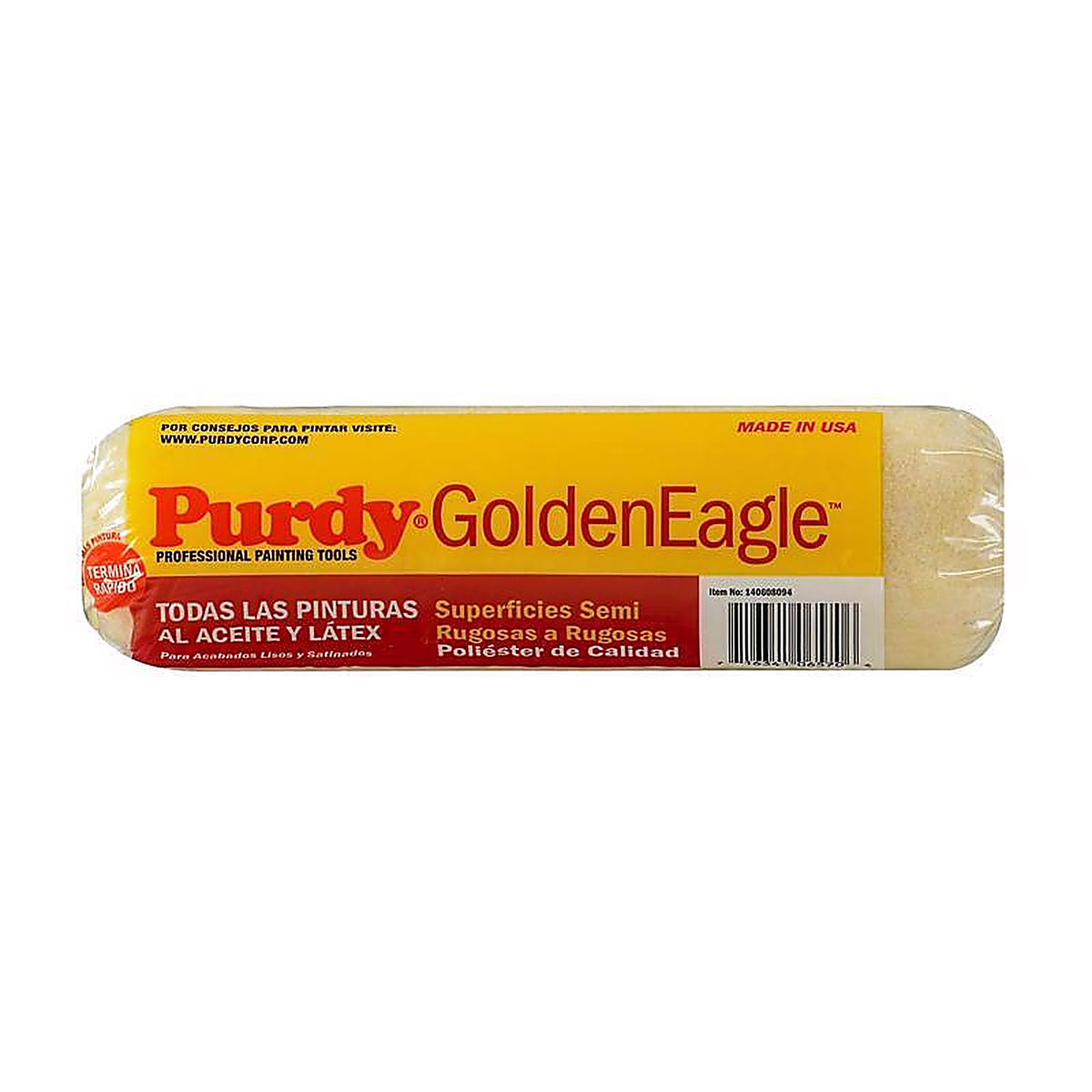 Purdy 144608094 GoldenEagle Polyester 9 in. W X 3/4 in. S Regular Paint Roller Cover 1 pk