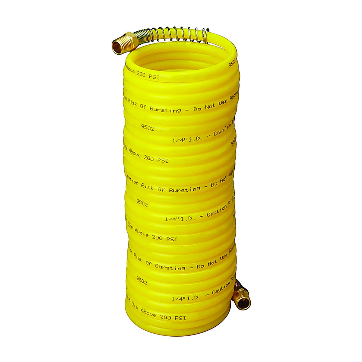 Amflo AMFL425ERET 25 ft. L X 1/4 in. D Nylon Recoil Air Hose 200 psi Yellow