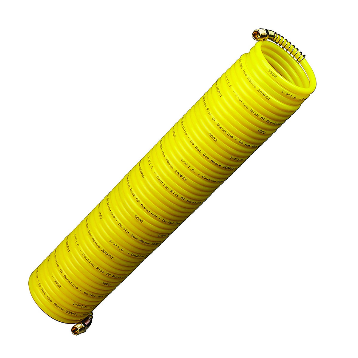 Amflo AMFL450ERET 50 ft. L X 1/4 in. D Nylon Recoil Air Hose 200 psi Yellow