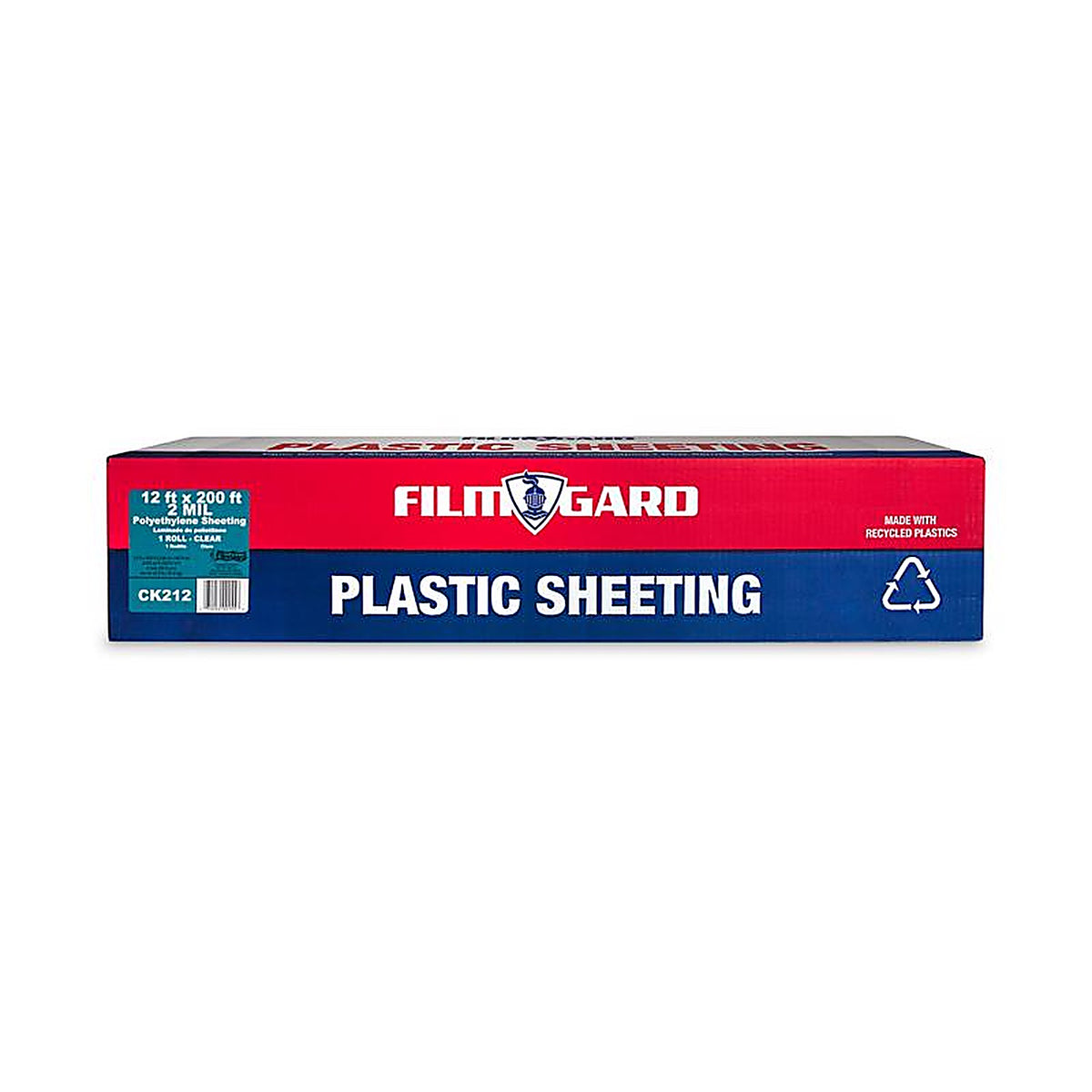 Film-Gard - 625815 - 12 Ft. W X 200 Ft. L X 2 Mil Professional Grade Polyethylene Sheeting 1 Pack