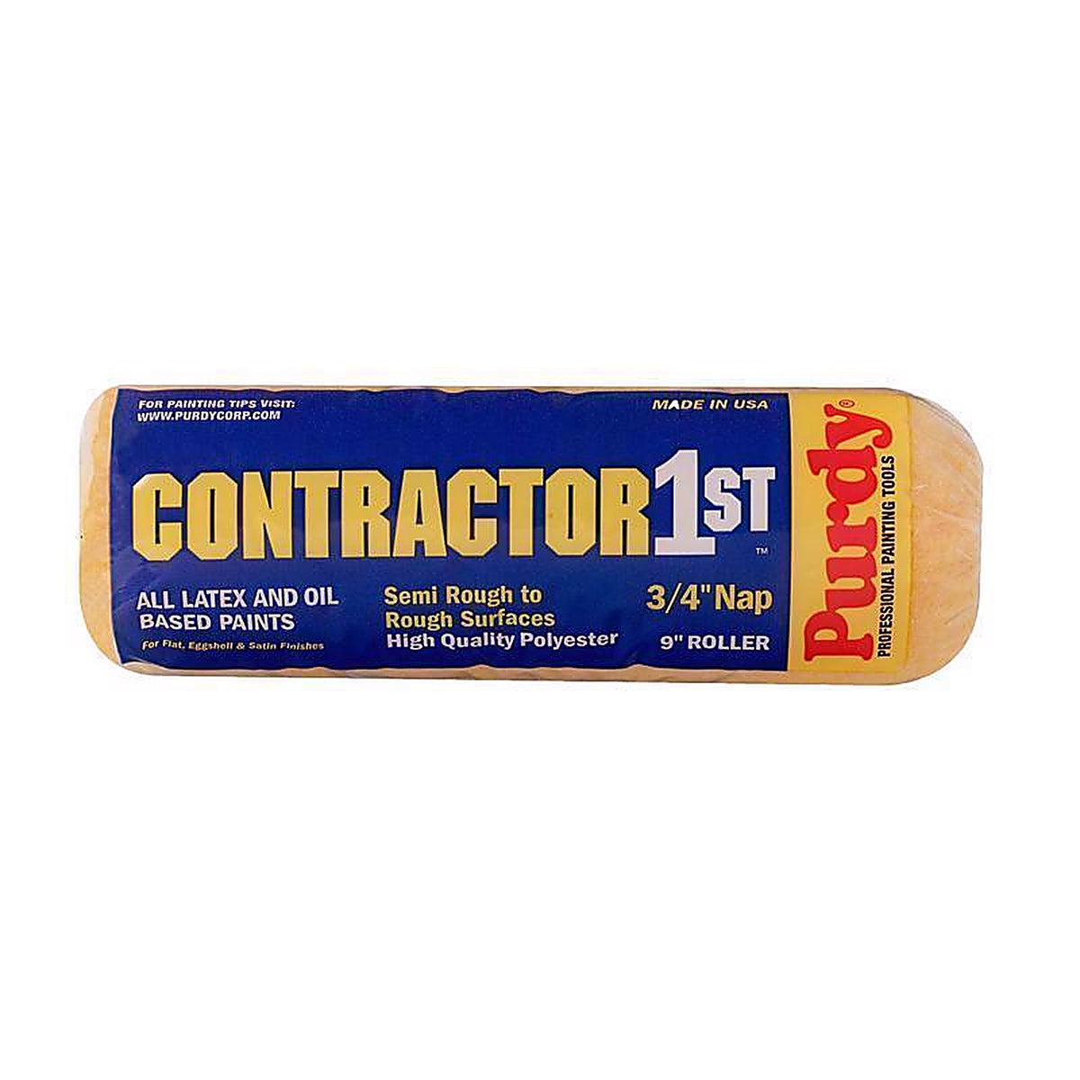 Purdy 144688094 Contractor 1st Polyester 9 in. W X 3/4 in. S Paint Roller Cover 1 pk