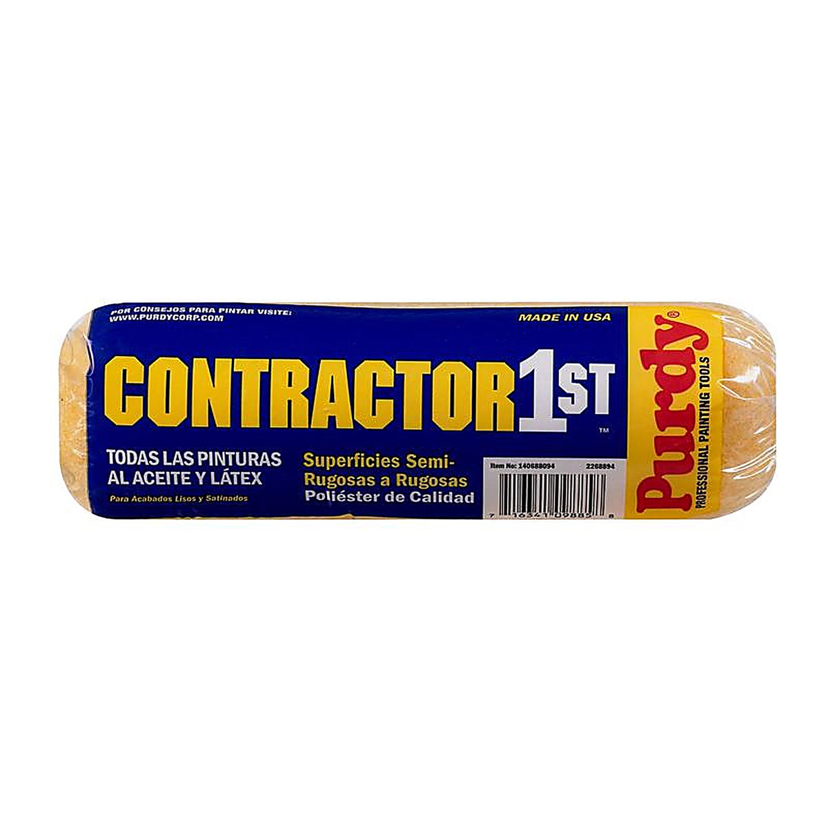 Purdy 144688094 Contractor 1st Polyester 9 in. W X 3/4 in. S Paint Roller Cover 1 pk