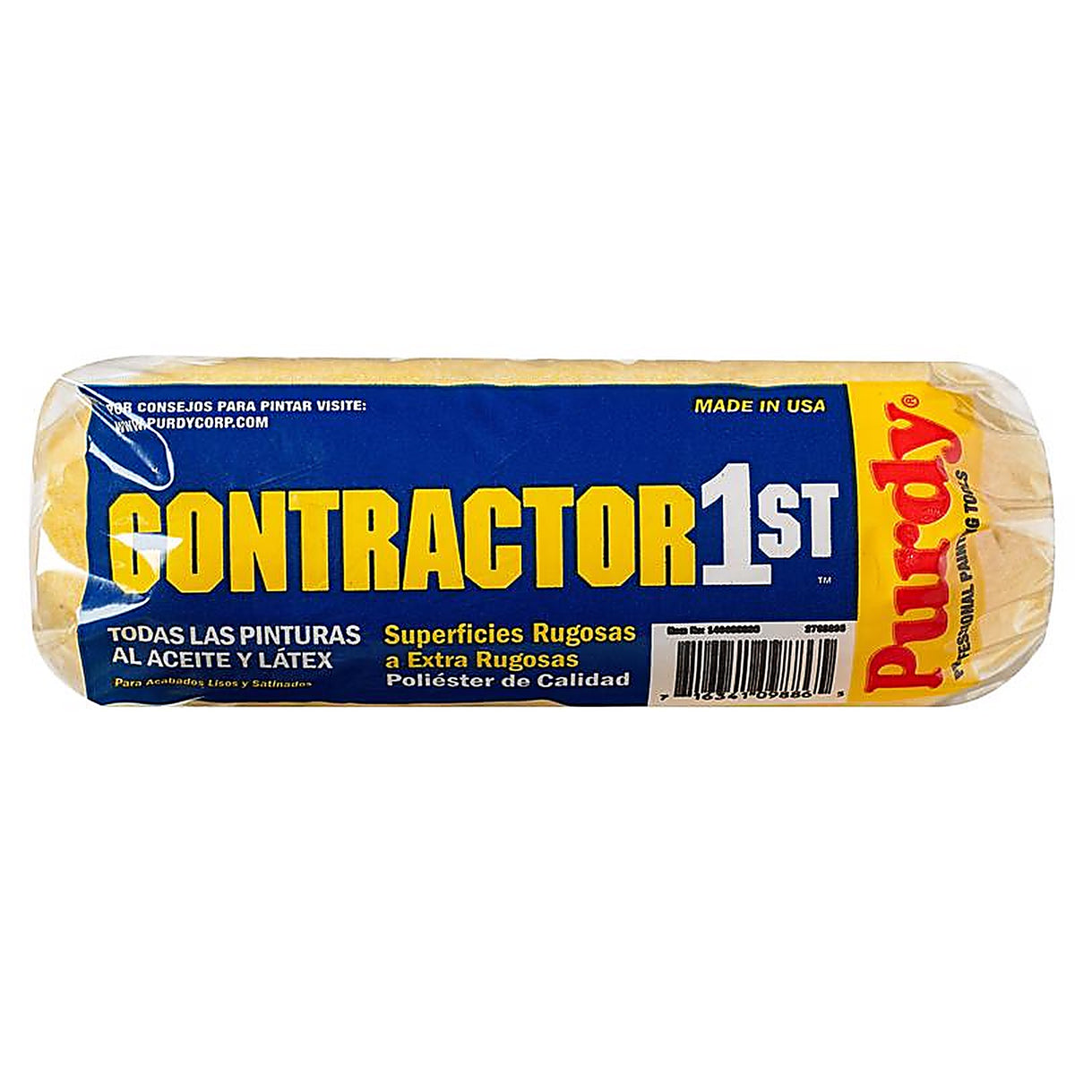 Purdy 144688095 Contractor 1st Polyester 9 in. W X 1 in. S Paint Roller Cover 1 pk