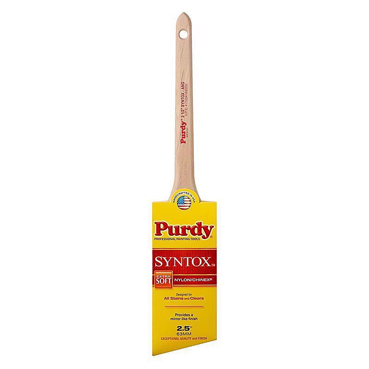 Purdy 144403625 Syntox 2-1/2 in. Angle Trim Paint Brush