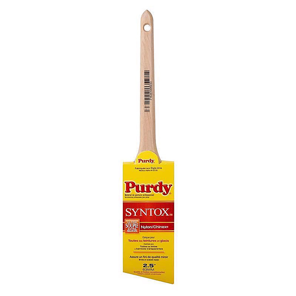Purdy 144403625 Syntox 2-1/2 in. Angle Trim Paint Brush