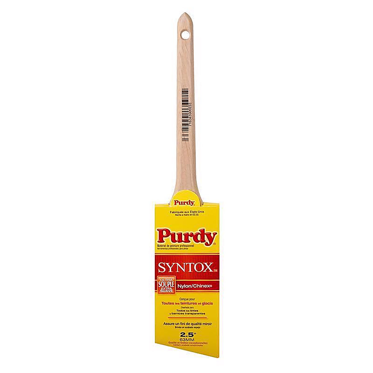 Purdy 144403625 Syntox 2-1/2 in. Angle Trim Paint Brush