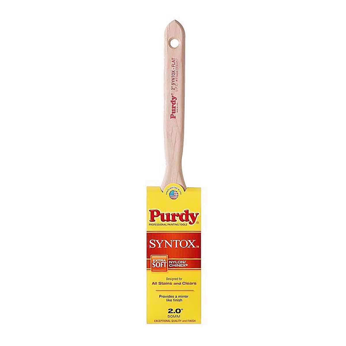 Purdy 144402620 Syntox 2 in. Extra Soft Flat Trim Paint Brush
