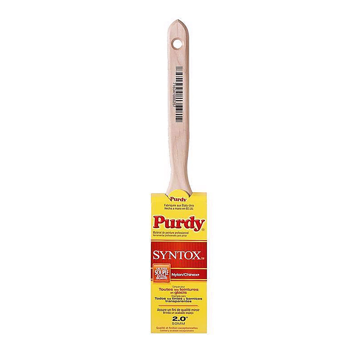 Purdy 144402620 Syntox 2 in. Extra Soft Flat Trim Paint Brush