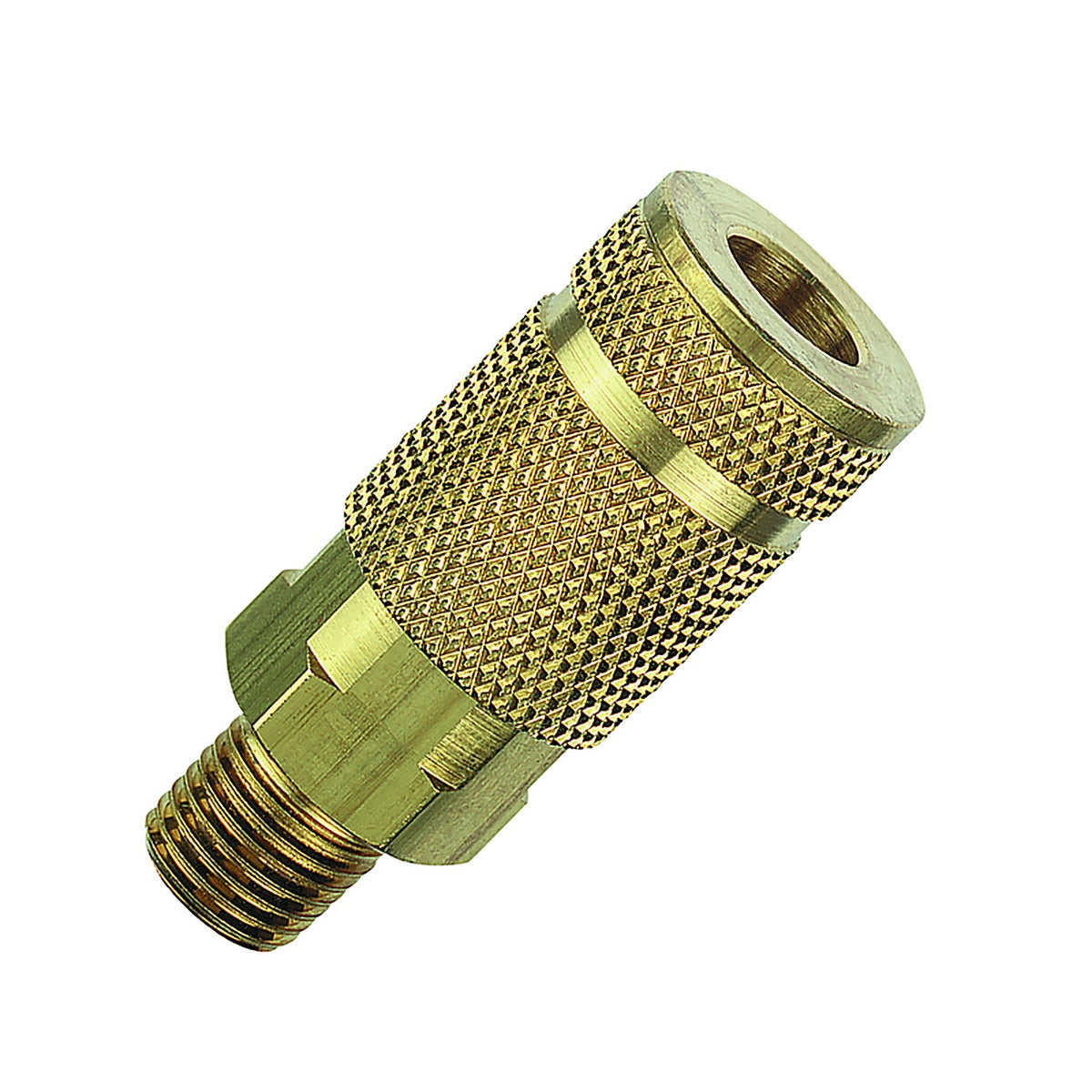 Tru-Flate TRFL13325 Brass Quick Change Coupler 1/4 in. Male 1 pc